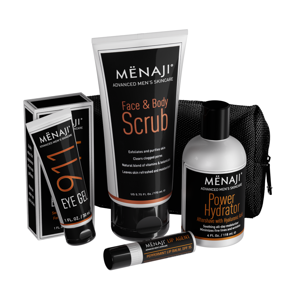 MËNAJI On-The-Go Kit  Men's Makeup & Skincare Essentials for Busy  Lifestyles