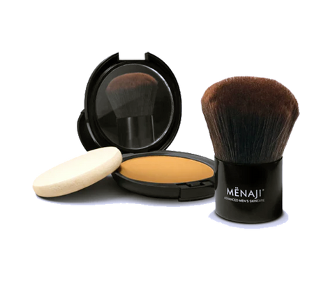 High Definition Anti-Shine Powder & Deluxe Kabuki Brush